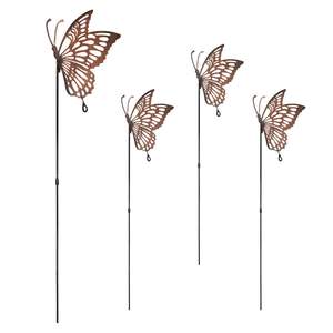 Gold Iron Metal Garden Stick Modern Design Waterproof for Outdoor Decoration & Plant Support in Home Lawn <b>Patio</b> & Backyard - Product Image 3