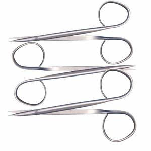 En MOQ bajo, tijeras de IRIS ligeras de calidad Premium para hombres, instrumento médico de un solo uso de acero inoxidable, tijera de pesca de Iris - Product Image 6