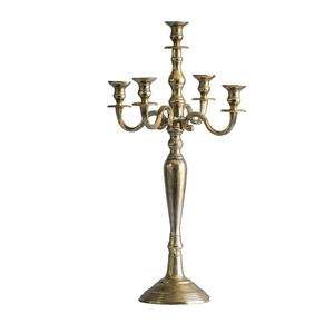 Candélabre en métal intemporel pour salles à manger, événements de mariage, fêtes et décorations intérieures charmantes à la lumière des bougies - Product Image 2