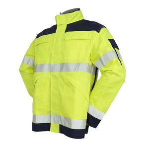 Cheap Hi Vis Reflective Safety Work Jacket Chaqueta de seguridad de invierno Impresión personalizada 3M Reflective Construction Safety Jackets - Product Image 1