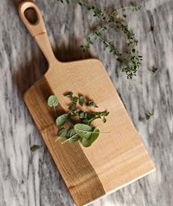 Tabla de cortar de madera grande superventas con elegancia atemporal patrones de grano de madera natural para la preparación de alimentos elegantes - Product Image 3