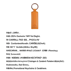 Portachiavi in Pelle Riciclata Noemix, Gadget Promozionali Sostenibili con Moschettoni - Product Image 2