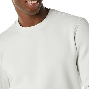 Sudadera de Invierno Cálida de Felpa Francesa para Hombre, de Algodón y Poliéster Pesado, Estilo Casual Urbano, Corte Regular, Bordada y Teñida Lisa - Product Image 5