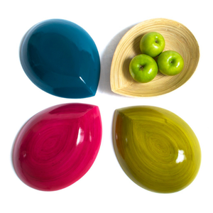 Cuencos de bambú directos de fábrica, cuencos de bambú enrollados hechos a mano ecológicos, decoración hecha a mano para el hogar y la cocina, proveedor de Vietnam - Product Image 4