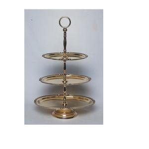 Soportes para Pasteles de Metal con Acabado Dorado, Diseño Moderno, para el Hogar, Hotel, Repostería, Restaurante, Mesa de Cumpleaños - Product Image 1