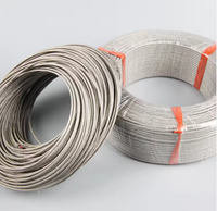 Câble de compensation industriel blindé multicouche résistant à la chaleur, fil d'extension de thermocouple électrique de type E J K