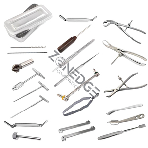 Ensemble d'instruments orthopédiques en acier inoxydable de base de 25 pièces de qualité supérieure Kit de membres inférieurs pour l'approvisionnement en soins de santé CE par Zonedge - Product Image 5