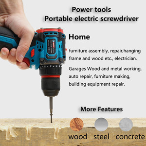 Set Trapano Elettrico Senza Fili BIYOTI 16.8V, Kit Combo di Utensili Elettrici con <span class=keywords><strong>Avvitatore</strong></span> a Impatto Brushless e Batteria - Product Image 4