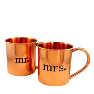 Design noble et élégant tasse en métal en aluminium plaqué argent utilisation de cuisine artisanale pour boire du thé café - Product Image 6