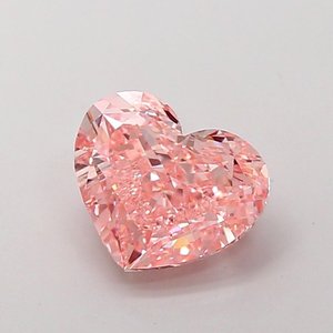 Diamante Rosa Intenso de Laboratorio, Corte Corazón, 3.51ct, VS1 - Product Image 1