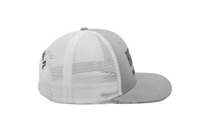 Logo brodé sur les chapeaux de camionneur avant et arrière Casquette de sport en tissu 100% coton de haute qualité - Product Image 5