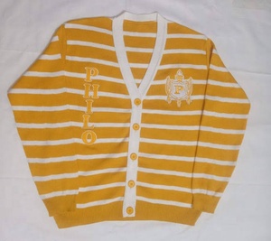 Personnalisé Sigma Gamma Rho Philo bouclier conception vers le bas Bouton femmes Cardigan chandail - Product Image 1