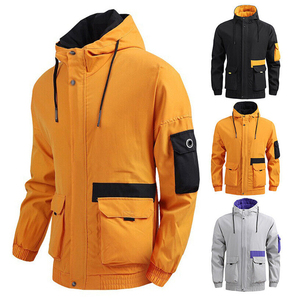 Vente en gros coupe-vent personnalisé unisexe à fermeture éclair complète vêtements de sport décontractés pour hommes pour l'hiver en plein air 2025 Slim Fit - Product Image 3