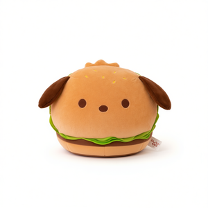 Peluche a Forma di Hamburger da 8 Pollici, Giocattoli per Cucina e Cibo per Bambini - Product Image 3