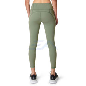OEM Service Women Solid Scrunch Butt High Waist Breathable <b>Leggings</b> High Quality Spandex/Nylon Gym Wear Pants Best Price for - Product Image 3