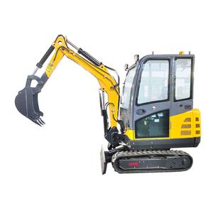 Mini excavatrice Sany 60 présentant le système concasseur avec le marteau concasseur - Product Image 1