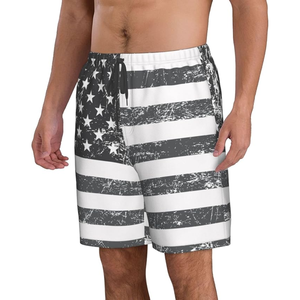 Hommes Femmes Unisexe Drapeau Sublimation Imprimé Short de Plage 100% Polyester Séchage Rapide Maillot de Bain avec Poches Latérales Court - Product Image 2