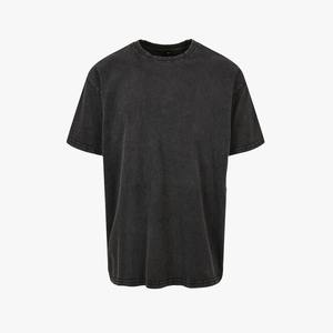 Haute qualité 100% coton tricoté surdimensionné lavé à l'acide T-shirt Vintage pour hommes personnalisé conception d'impression de pierre vierge - Product Image 3