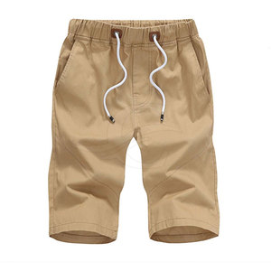 Ventes d'usine directes hommes décontracté été en plein air Fitness coton Shorts motif solide Anti-rides plaine teint DDP expédition - Product Image 1