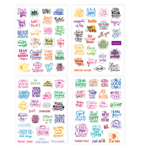 2025 tùy chỉnh in trong suốt Tiếng Anh khuyến khích Lập Bản Đồ áp lực tay, scratch-off, sổ cái tay, chà trên dán - Product Image 3