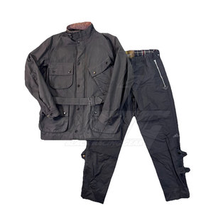 Traje Textil para Motocicleta de Alta Calidad, Transpirable y Resistente al Viento, Marca BLACK RACING GEAR, Material de Nailon/Cordura, Secado Rápido, para Todas las Estaciones - Product Image 1