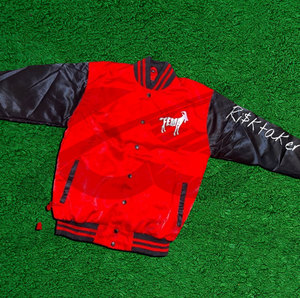 Vestes en Satin personnalisées pour hommes Baseball Satin Sports Team Jacket Whole Sale Rate 2025 Satin Jacket - Product Image 5