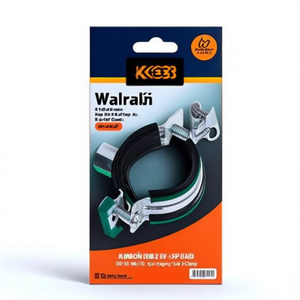 Abrazadera de Tubo de Dos Hojas Walraven KSB2 EV 36-39 mm EPDM M8/M10, Paquete de 100 Unidades, Abrazadera de Tubería de Alta Calidad - Product Image 3