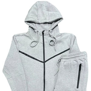 Customize Winter Solid Fashion Track Suits Workout Running Woven Sweatsuit Sports <b>Walk</b> <b>Men</b> Cotton Tracksuits Quick Dry - Product Image 3