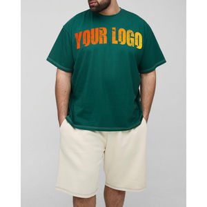 Conjunto de Camiseta y Pantalones Cortos Deportivos para Hombre, Transpirables, para Gimnasio, Deportes y Entrenamiento - Product Image 1