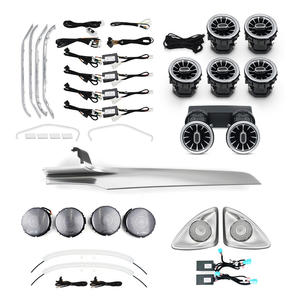 W205 64 Farben Ambientebeleuchtung Nachrüstsatz für Mercedes-Benz C-Klasse C300 C43 C63 GLC X253 Innenraum LED-Licht Zubehör Verkleidung - Product Image 1