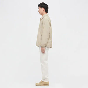 Meilleure qualité imperméable coupe-vent entraîneurs vestes personnalisé avant écologique respirant hiver coton toile tissu Snap - Product Image 2