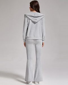 ชุดวอร์มสั้นสำหรับผู้หญิงชุดเสื้อมีฮู้ดสำหรับวิ่งออกกำลังกายสไตล์2025แบรนด์แฟชั่น - Product Image 3