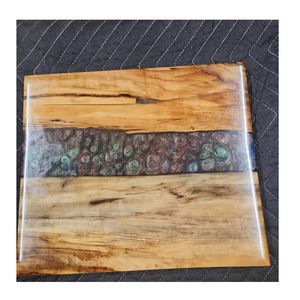 Tabla de resina para quesos, forma cuadrada y tabla de cortar de Acacia al mejor precio, gran oferta - Product Image 4