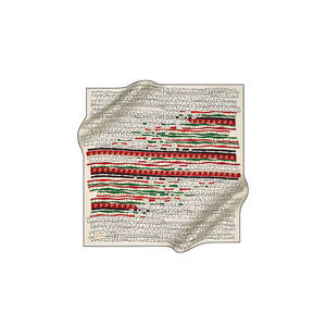 Pañuelo de Seda Satinada Cuadrado con Estampado Digital Pierre Cardin 90x90 - Product Image 1