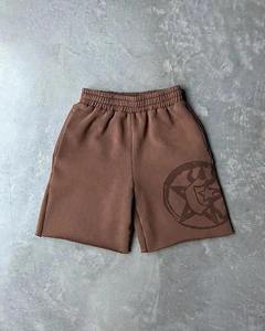 Haute qualité hommes et femmes été Streetwear deux pièces à capuche et ensembles de shorts pull à capuche personnalisé et ensembles de shorts réguliers - Product Image 4