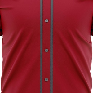 Respirant taille adulte américain conception vierge boutonné maillots de Baseball chemises pour hommes USA aigle tenues femmes maillot de Baseball - Product Image 4