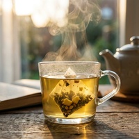 Thé Détox Minceur au Gingembre et Thé Vert, 14 Sachets Pyramidaux, Nettoyage Corporel Naturel en 14 Jours, Stimulant Métabolique, Marque Privée OEM