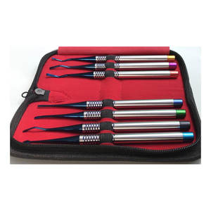 Juego de 7 Elevadores de Raíces Luxating con Recubrimiento de Titanio PDL para Implantes Dentales, Instrumentos Médicos de Extracción, con Casete de Esterilización - Product Image 3