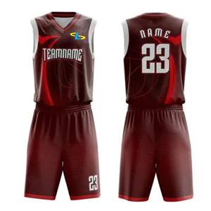 Customized Logo Made <b>Men</b> Sport Wear Basketball Uniform OEM Custom Made Logo Basketball Uniform - Product Image 2