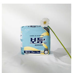 BODUME Pañales de Cuidado Femenino Talla Grande 10 Piezas Alta Absorbencia 2000ml Tela Suave No Tejida Prevención de Fugas 3D Toalla Higiénica Desechable - Product Image 1