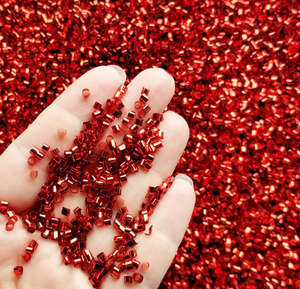 500g ソフト ストロー チューブ ビーズ バルク ビンス ビーズ プラスチック アイスクリーム チューブ ビューグル ビーズ スライムキット アクセサリー用 - Product Image 3