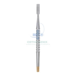 Juego de cinceles manuales de acero para huesos, instrumentos quirúrgicos ortopédicos para dar forma al corte de huesos y procedimientos reconstructivos - Product Image 5