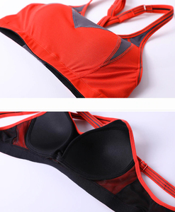 Venta al por mayor de logotipo personalizado de talla grande XXL señoras de alto impacto Top Fitness mujeres sin costuras Sexy desnudo Yoga Sujetador deportivo de talla grande para las mujeres - Product Image 6