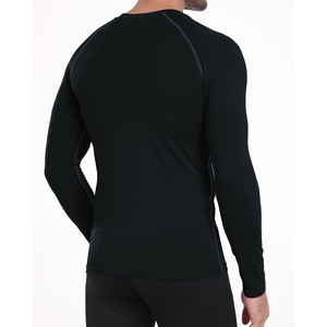 Logo personnalisé chemise de gymnastique à manches longues pour hommes sonnerie de compression confortable pour Gym Crew Fitness musculation chemise ajustée - Product Image 2