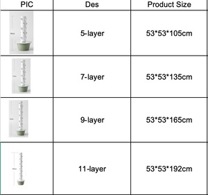 Machine de culture hydroponique intelligente, jardin vertical d'intérieur <span class=keywords><strong>pour</strong></span> la culture de légumes à la maison et en cuisine - Product Image 6