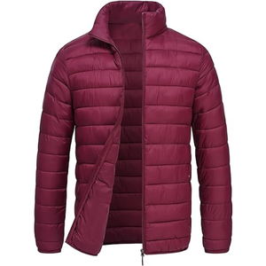 Veste matelassée à capuche pour homme moderne, légère, isolée thermiquement, design chaud, logo frontal pour le streetwear, aventures hivernales - Product Image 6
