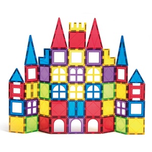 Ensemble de blocs de construction magnétiques 3D, jouets de construction éducatifs pour enfants de 3 ans et plus, avec rivets magnétiques plus puissants - Product Image 6