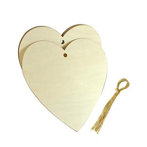 Posavasos de madera sin terminar de 4 pulgadas, 36 piezas, placas de madera de corazón Premium para manualidades, dibujo, pintura, grabado en madera - Product Image 5