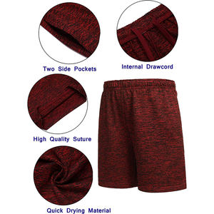 Pantalones cortos de algodón con forro polar para hombre, Shorts para gimnasio - Product Image 2