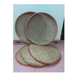 Panier de cuisine en bambou, plateau en bambou, couvercle alimentaire en bambou, fait main au Vietnam - Product Image 4